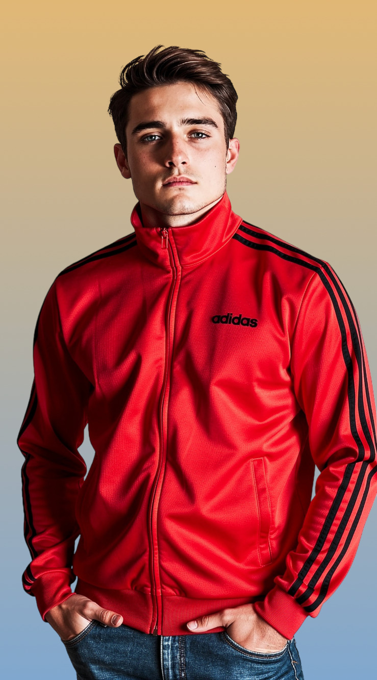 Adidas Originals Classic 3-Stripe Track Jacket Vintage Red